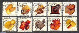 Sri Lanka (Ceylon) 2022 Handicrafts 10v, Mint NH, Art - Handicrafts - Sri Lanka (Ceylon) (1948-...)