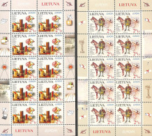 Lithuania 2008 Europa 2 M/s, Mint NH, History - Nature - Europa (cept) - Horses - Post - Poste