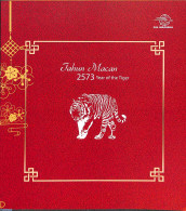 Indonesia 2022 Year Of The Tiger, Special Pack, Mint NH, Nature - Various - Cat Family - New Year - Nieuwjaar