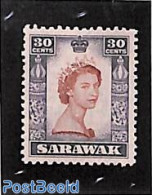 Malaysia 1955 Sarawak, 30c, Stamp Out Of Set, Mint NH - Autres & Non Classés
