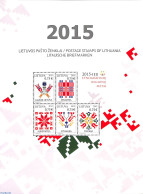 Lithuania 2015 Official Yearset 2015, Mint NH, Various - Yearsets (by Country) - Unclassified
