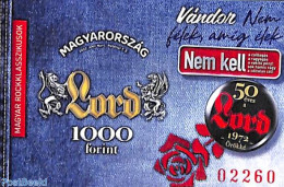 Hungary 2022 Rock Lord S/s With Red Number, Mint NH, Performance Art - Music - Unused Stamps