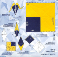 Spain 2022 Origami, Crane Bird S/s, Mint NH, Nature - Birds - Unused Stamps