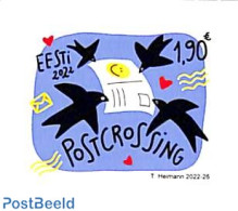 Estonia 2022 Postcrossing 1v S-a, Mint NH, Nature - Birds - Post - Poste