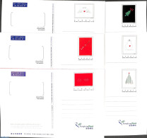 Hong Kong 2000 6 Postcards Christmas, Airmail, Unused Postal Stationary, Religion - Christmas - Briefe U. Dokumente