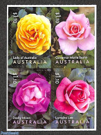 Australia 2022 Roses 4v S-a, Mint NH, Nature - Flowers & Plants - Roses - Unused Stamps