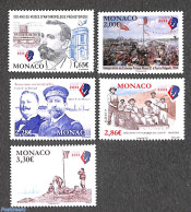 Monaco 2022 Albert I 5v, Mint NH, History - Transport - Kings & Queens (Royalty) - Ships And Boats - Unused Stamps