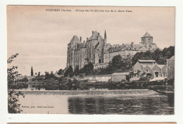 72 . Solesmes . Abbaye Des Bénédictins Vue De La Chute D'eau - Solesmes