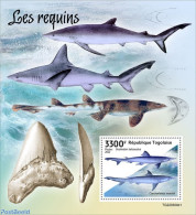 Togo 2022 Sharks, Mint NH, Nature - Sharks - Togo (1960-...)