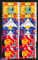 Netherlands 1993 Child Welfare 3v Blocks Of 4 [+], Mint NH - Unused Stamps