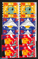 Netherlands 1993 Child Welfare 3v Blocks Of 4 [+], Mint NH - Neufs