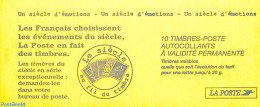 France 2001 Un Siècle D'emotion, Booklet 10x Timbre Rouge S-a, Mint NH, Stamp Booklets - Unused Stamps