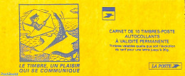France 1998 Un Plaisir Qui Se Communique, Booklet 10x Timbre Rouge S-a (type I), Mint NH, Stamp Booklets - Unused Stamps
