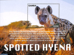 Gambia 2022 Spotted Hyena S/s, Mint NH, Nature - Animals (others & Mixed) - Gambie (...-1964)
