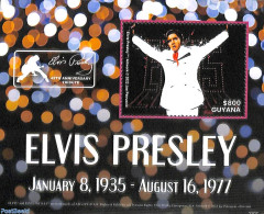 Guyana 2022 Elvis Presley S/s, Mint NH, Performance Art - Elvis Presley - Music - Popular Music - Elvis Presley