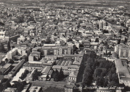 BUSTO ARSIZIO-VARESE-VEDUTA DALL'AEREO-CARTOLINA VERA FOTO-VIAGGIATA IL 20-10-1956 - Varese
