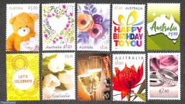 Australia 2023 Special Events 10v, Mint NH, Nature - Various - Flowers & Plants - Teddy Bears - Unused Stamps