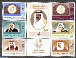 Qatar 2007 Rulers Of Qatar 7v, Mint NH - Qatar