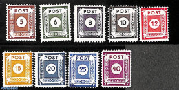 Germany, DDR 1945 Definitives, Perf. 11 9v, Mint NH - Unused Stamps