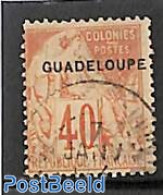 Guadeloupe 1891 40c, Used, Used Stamps - Used Stamps