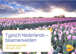 Netherlands 2023 Typical Dutch, Flower Fields, Pres. Pack 666, Mint NH, Nature - Flowers & Plants - Neufs