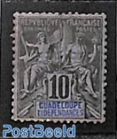 Guadeloupe 1892 10c, Stamp Out Of Set, Unused (hinged) - Neufs