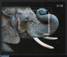 Niger 2016 Elephant S/s, Mint NH, Nature - Elephants - Niger (1960-...)