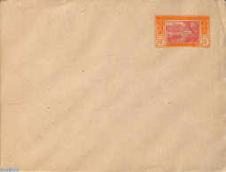 Ivory Coast 1920 Envelope 10c, Unused Postal Stationary, Transport - Ships And Boats - Brieven En Documenten