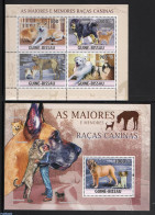 Guinea Bissau 2010 Dogs 2 S/s, Mint NH, Nature - Dogs - Guinée-Bissau