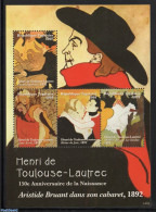 Togo 2014 Henri De Toulouse-Lautrec 4v M/s, Mint NH, Art - Henri De Toulouse-Lautrec - Modern Art (1850-present) - Pai.. - Togo (1960-...)