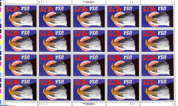 United States Of America 1988 Eagle M/s, Mint NH, Nature - Birds - Birds Of Prey - Unused Stamps