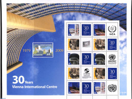 United Nations, Vienna 2009 30 Years UNO Vienna M/s, Perf. 11, Mint NH - Other & Unclassified