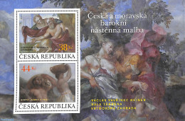 Czech Republic 2023 Baroque Wall Paintings S/s, Mint NH, Art - Paintings - Autres & Non Classés