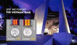 Australia 2023 Lest We Forget The Vietnam War S/s, Mint NH, History - Decorations - Unused Stamps