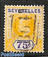 Seychelles 1906 75c, WM Mult. Crown-CA, Used, Used Stamps - Other & Unclassified