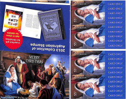 Australia 2013 Christmas Foil Booklet, Mint NH, Religion - Christmas - Stamp Booklets - Neufs