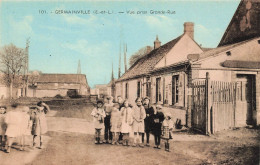 Germainville Vue Prise Grande Rue - Autres & Non Classés