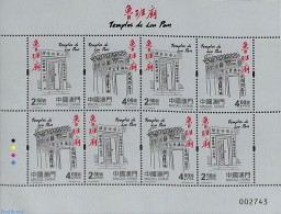 Macao 2023 Lou Pan Temples M/s, Mint NH - Neufs