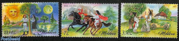Moldova 2023 Folklore 3v, Mint NH, Nature - Various - Horses - Folklore - Other & Unclassified
