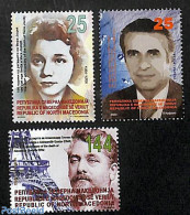 North Macedonia 2023 Personalities 3v, Mint NH - Other & Unclassified
