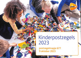 Netherlands 2023 Child Welfare, Lego, Presentation Pack 677, Mint NH, Sport - Various - Cycling - Toys & Children's Ga.. - Unused Stamps