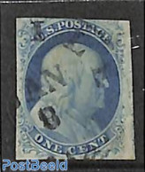 United States Of America 1851 1c, Used, Used Or CTO - Oblitérés