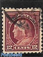 United States Of America 1916 12c, Perf. 10, No WM, Used, Used Or CTO - Gebruikt