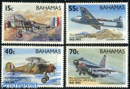 Bahamas 1993 1993 Royal Air Force 4v, Unused (hinged), Transport - Aircraft & Aviation - Avions