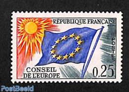 France 1965 Misprint; Moved Yellow Colour (Maury S29a), Mint NH, History - Europa Hang-on Issues - Ongebruikt