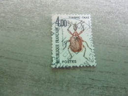 Insectes - Coléoptères - Apoderus Corily - 4f. - Taxe - Yt 108 - Noir Et Rouge-brun - Oblitéré - Année 1982 - - Beetles