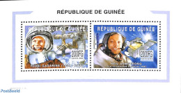 Guinea, Republic 2002 Astronauts S/s, Mint NH, Transport - Space Exploration - Other & Unclassified