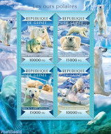 Guinea, Republic 2015 Polar Bears, Mint NH, Nature - Bears - Other & Unclassified