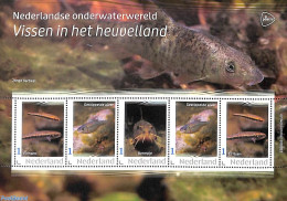 Netherlands - Personal Stamps TNT/PNL 2024 Underwaterworld 5v M/s, Mint NH, Nature - Fish - Poissons