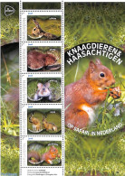 Netherlands - Personal Stamps TNT/PNL 2024 Rodents 5v M/s, Mint NH, Nature - Animals (others & Mixed) - Other & Unclassified